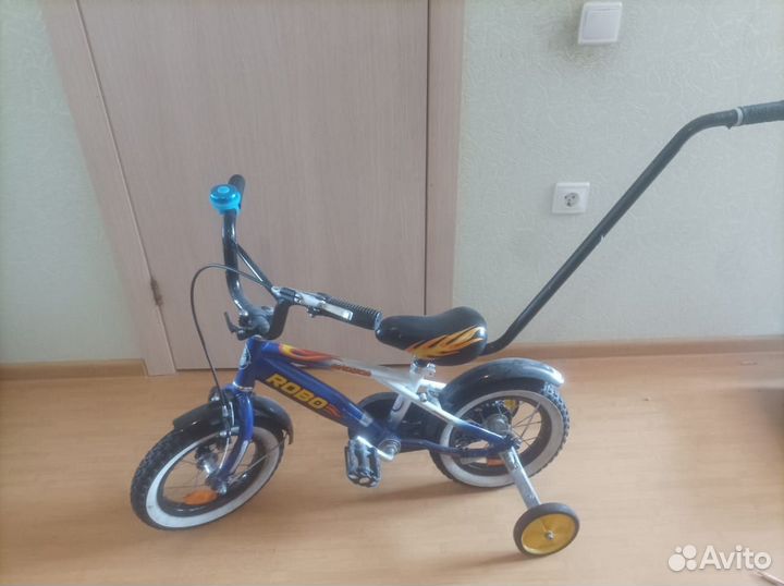 Детский велосипед с ручкой бу
