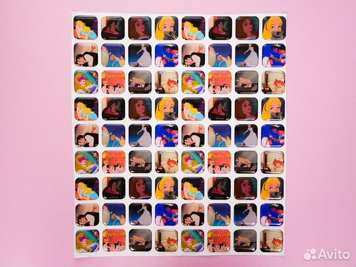 3d стикеры для телефона от 50 позиций