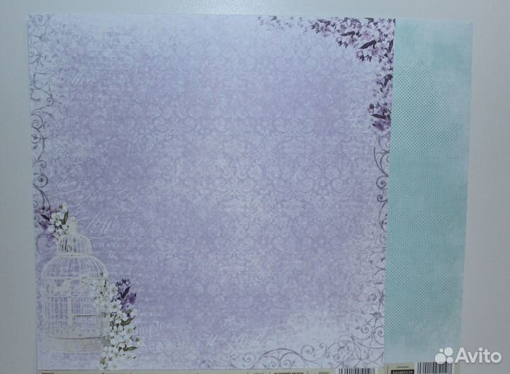 Бумага для скрапбукинга fleur-design, двусторонняя 30*30 см, 190 гр