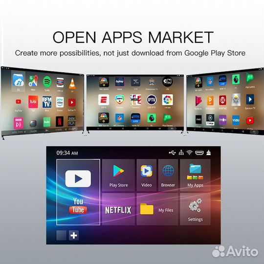 Смарт тв андроид приставка 2-16 GB