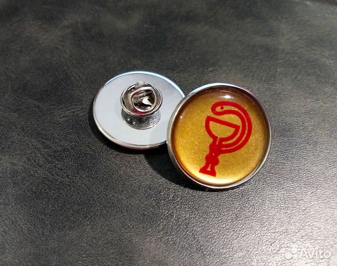 Значок (заливной) Медик отряда на метал.основе