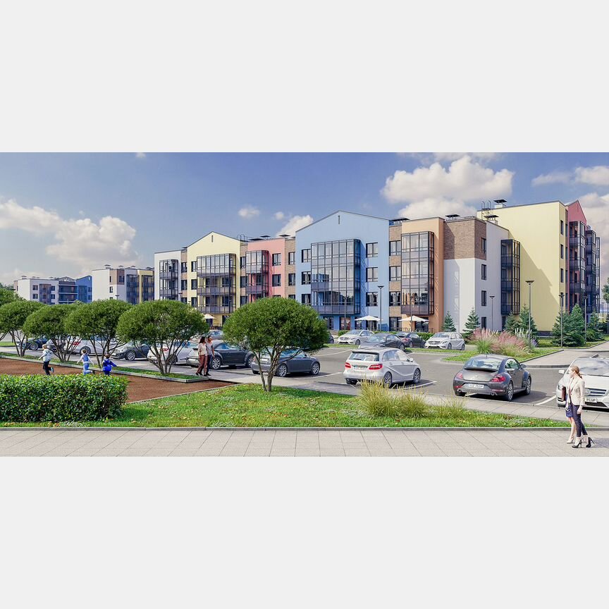 1-к. квартира, 37,6 м², 4/5 эт.