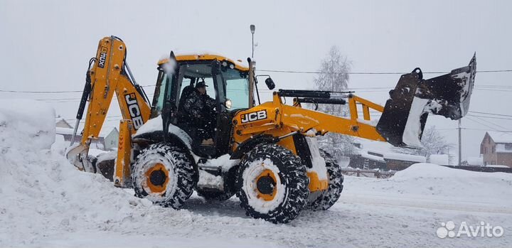 Услуги экскаватора-погрузчика JCB
