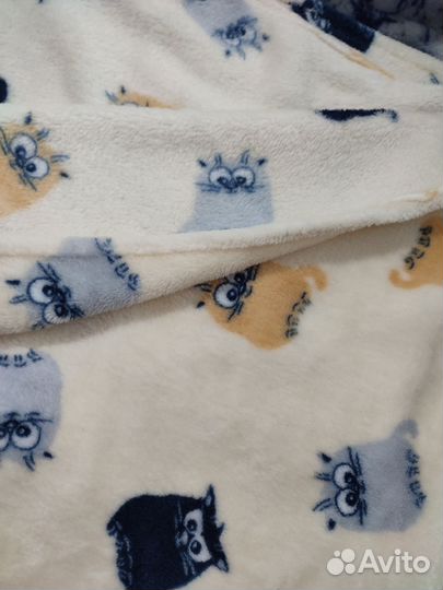 Плед на выписку вязаный