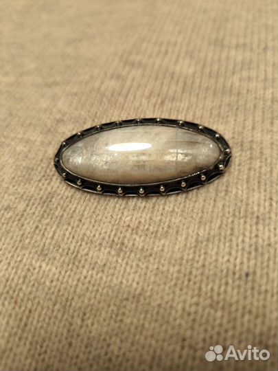 Брошь серебро 875 проба СССР