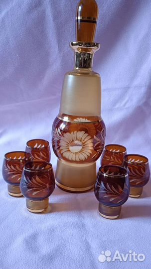 Графин коньячный сервиз