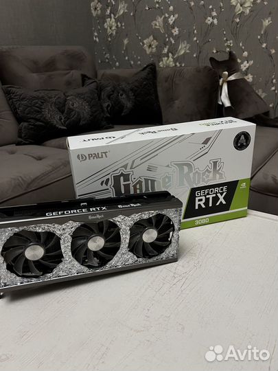 Видеокарта Palit GeForce RTX 3080 GameRock
