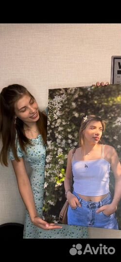 Портрет на холсте по фото Батайск