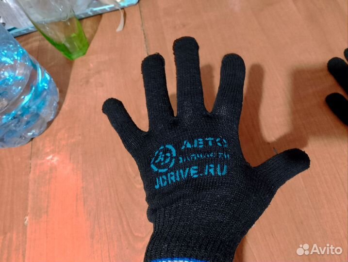 Перчатки рабочие хб с пвх 4 нити 10класс