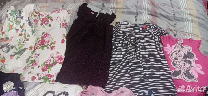 Одежда пакетом для девочки 116 122