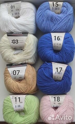 Пряжа хлопок/полухлопок