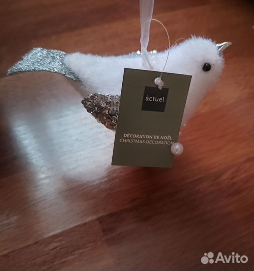 Новогодняя игрушка (птичка)