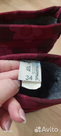 Сапоги зимние для девочки карман р.34