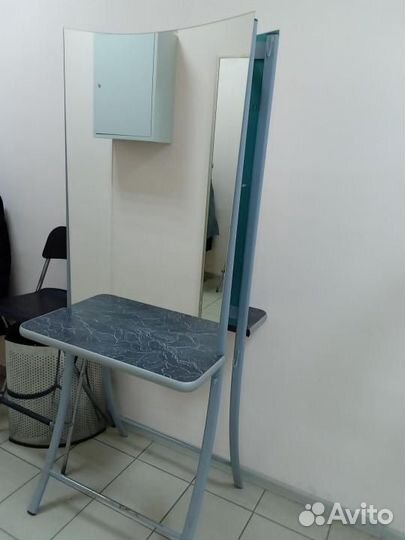 Парикмахерское зеркало двухстороннее б/у