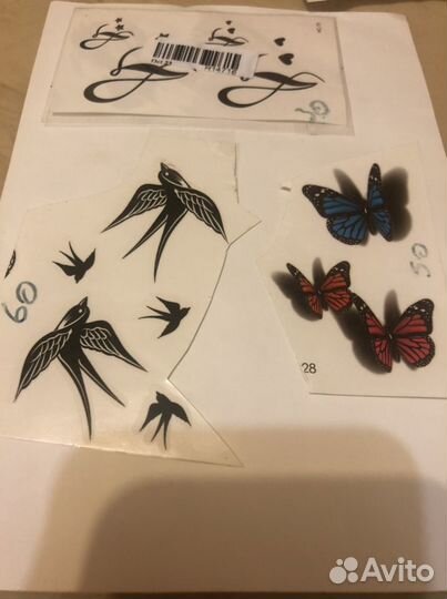 Временные татуировки