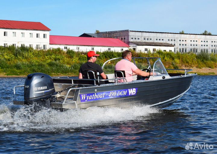 Новая лодка алюминиевая Wyatboat 490 DCM