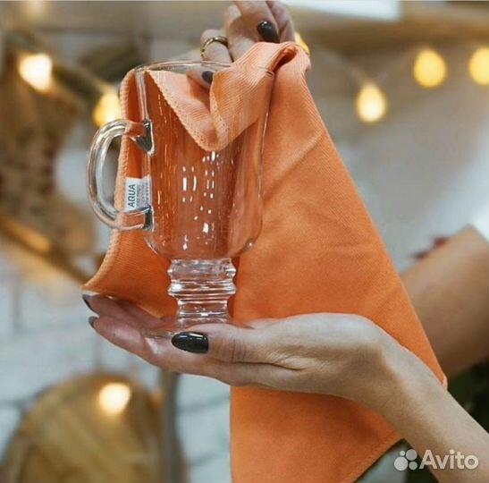 Салфетка (файбер) для стекла Greenway (Гринвей)