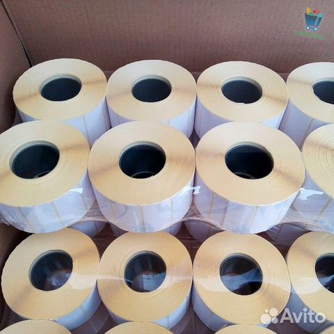 Термотрансферные этикетки 58х40,58х30 в рулонах