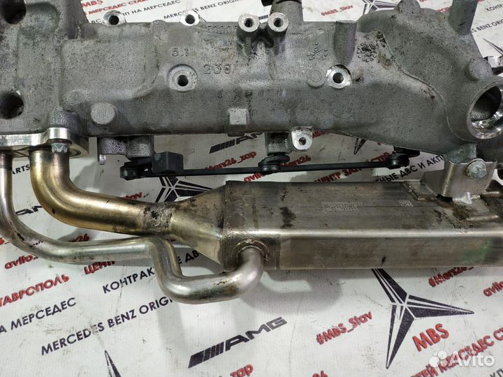 Коллектор впускной правый om642 w211 Mercedes