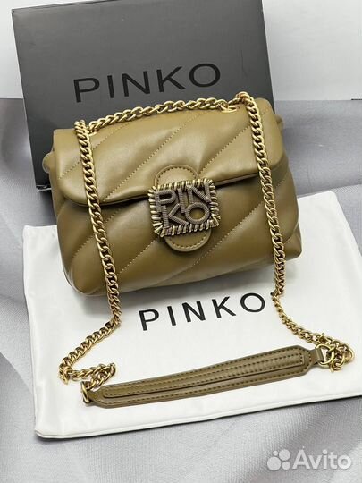 Сумка Pinko qult mini, натуральная кожа