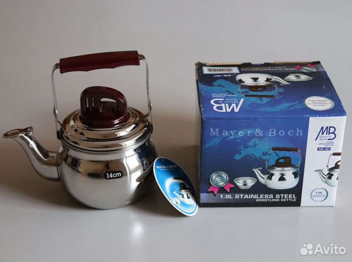 Чайник со свистком Mayer & Boch 1л Новый