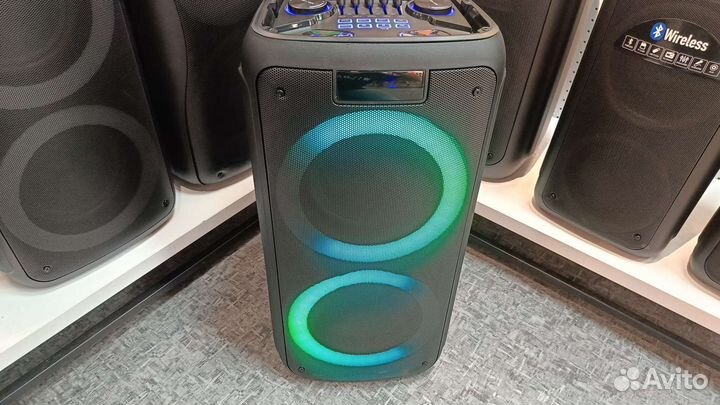 Больша блютуз колонка 90W + 1 беспр.микрофон