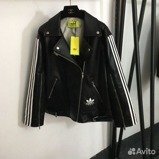 Куртка косуха Gucci x Adidas Oversize