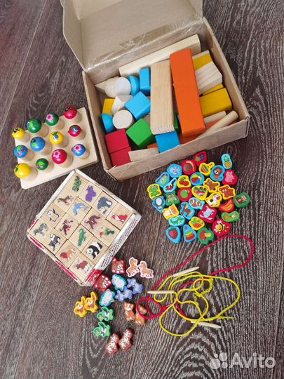 Развивающие деревянные игрушки