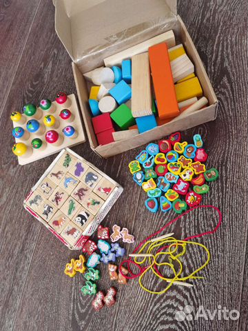 Развивающие деревянные игрушки