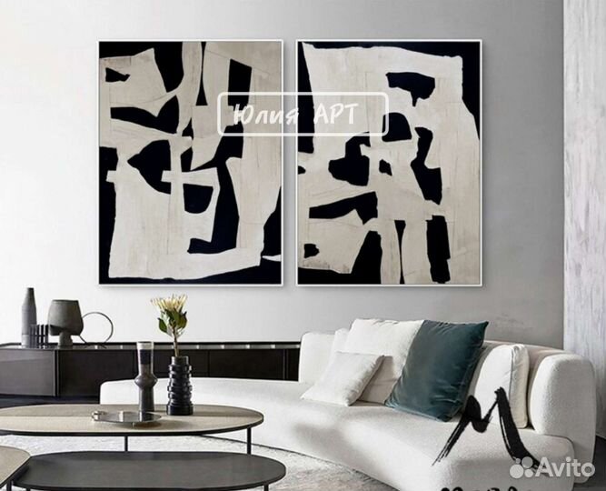 Картины интерьерные абстракции на холсте
