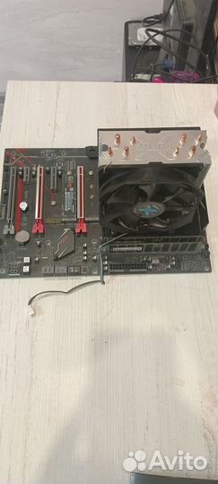 Комплект (мать+проц+озу+ssd m2+охлад)