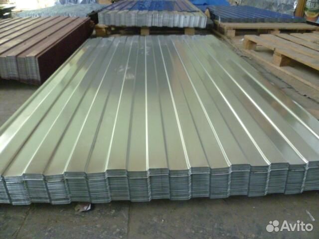 Профлист цинк, профнастил оцинкованный 2м за