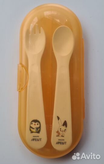 Приборы для детей Avent, вилка и ложка