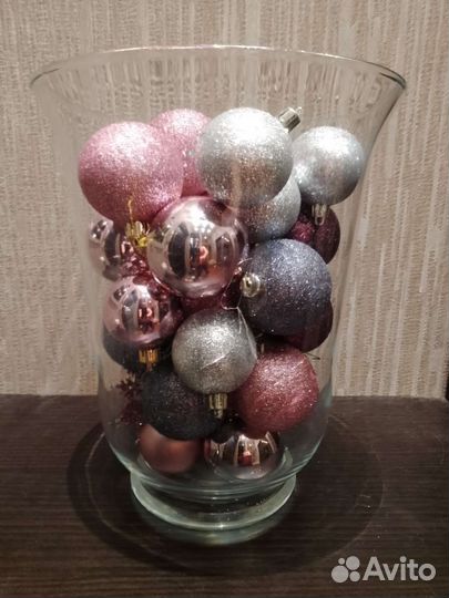 Ваза подсвечник стекло IKEA