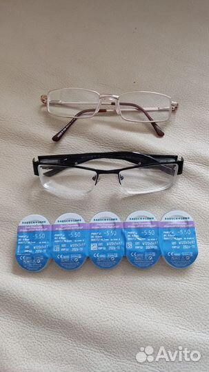 Очки, линзы контактные -5.5