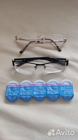 Очки, линзы контактные -5.5