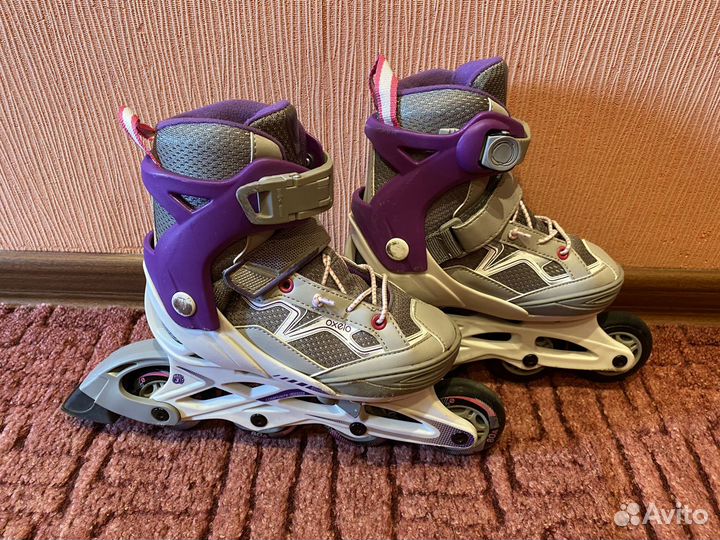 Роликовые коньки раздвижные Oxelo Fit 3. Р-р 29-32