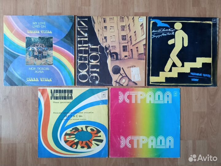 Лот пластинок (5 шт.)