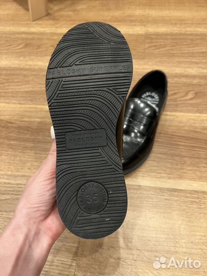 Лоферы детские. Натуральная кожа. 35 размер