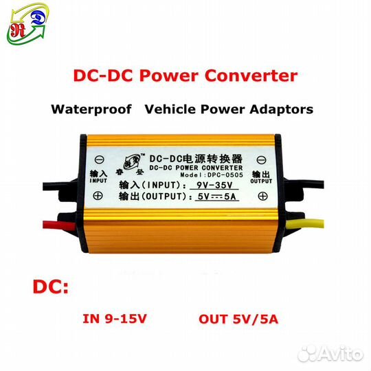 Конвертер ET DC/DC 9-35V в 5V5A понижающий