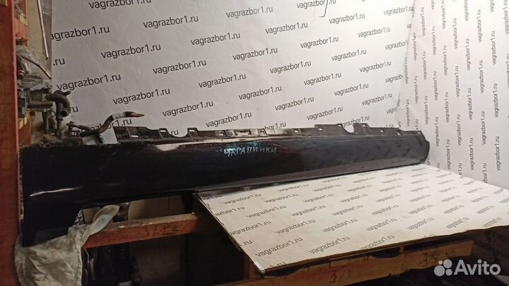 Накладка на порог (наружная) Audi A8 (D3) II реста