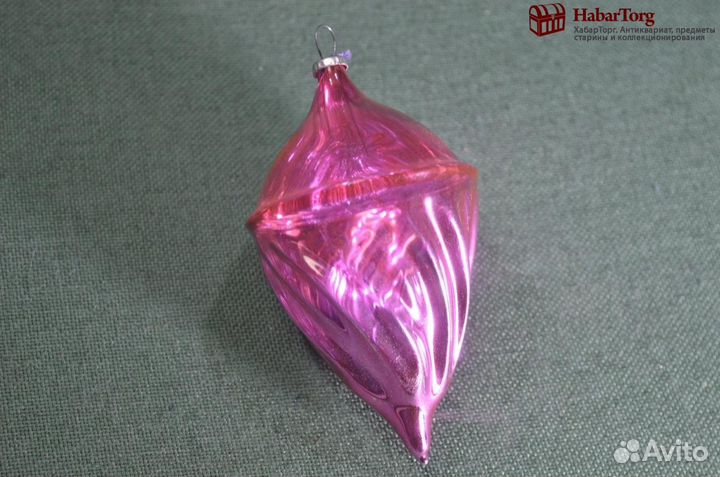 Игрушка елочная новогодняя стеклянная 