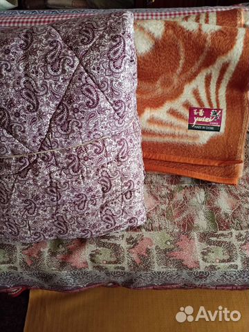 Одеяло верблюжье и одеяло ватное новые