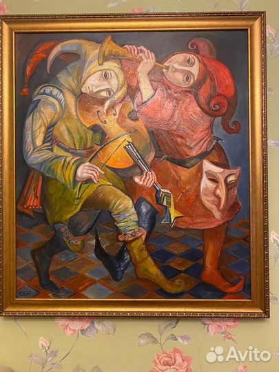 Картины разные х/м, пастель