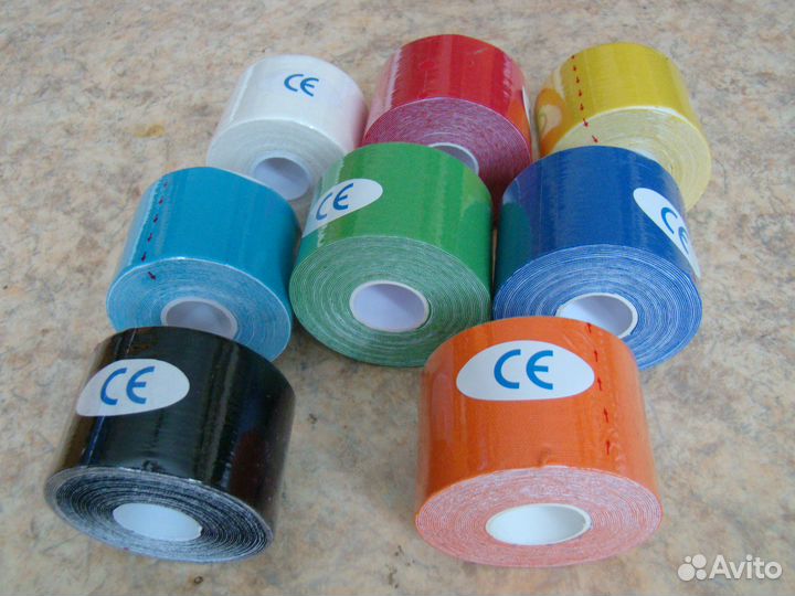 Кинезио-тейп 5м./2,5 и 5 см(8 цветов)