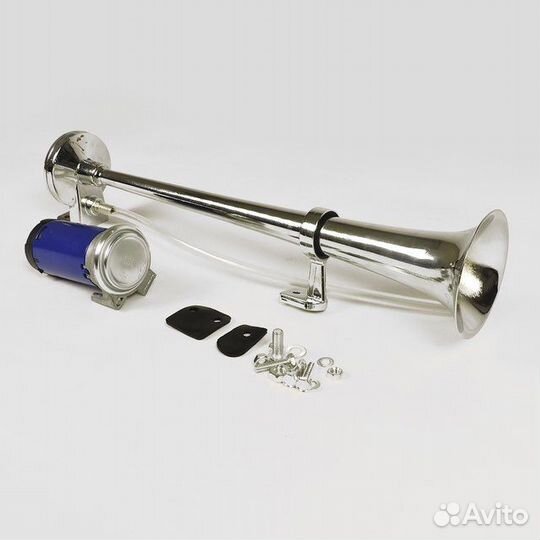 Сигнал воздушный однорожковый с компрессором