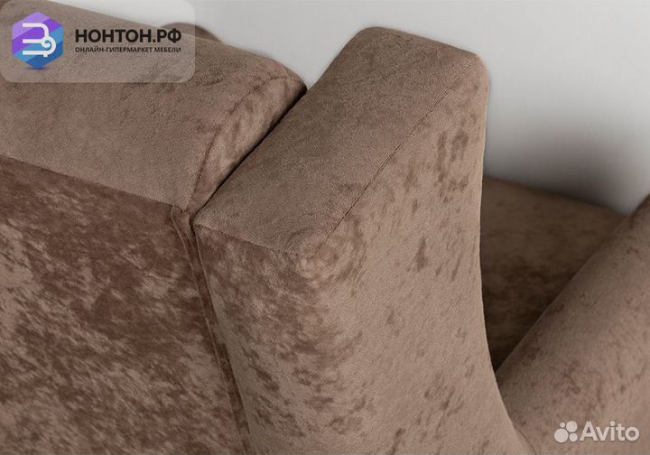 Кресло Плимут коричневое