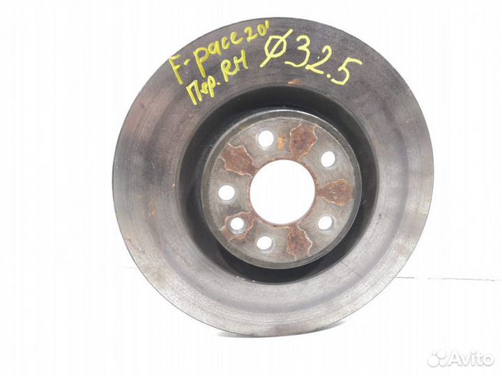 Диск тормозной передний правый Jaguar F-Pace 2020