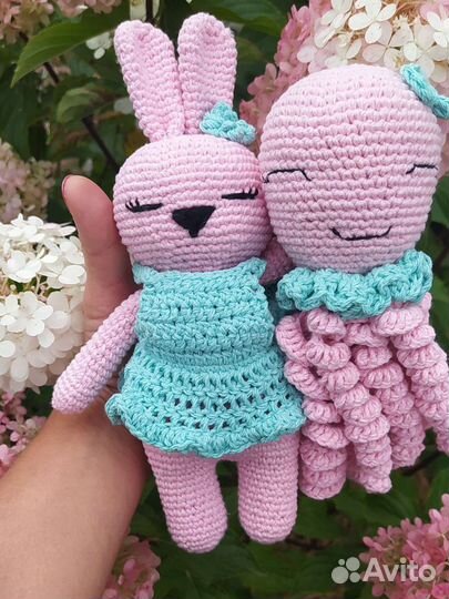 Вязаные игрушки ручной работы