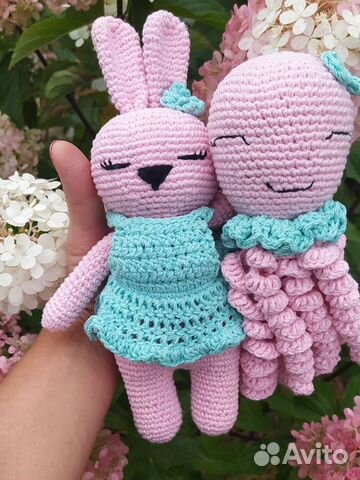 Вязаные игрушки ручной работы